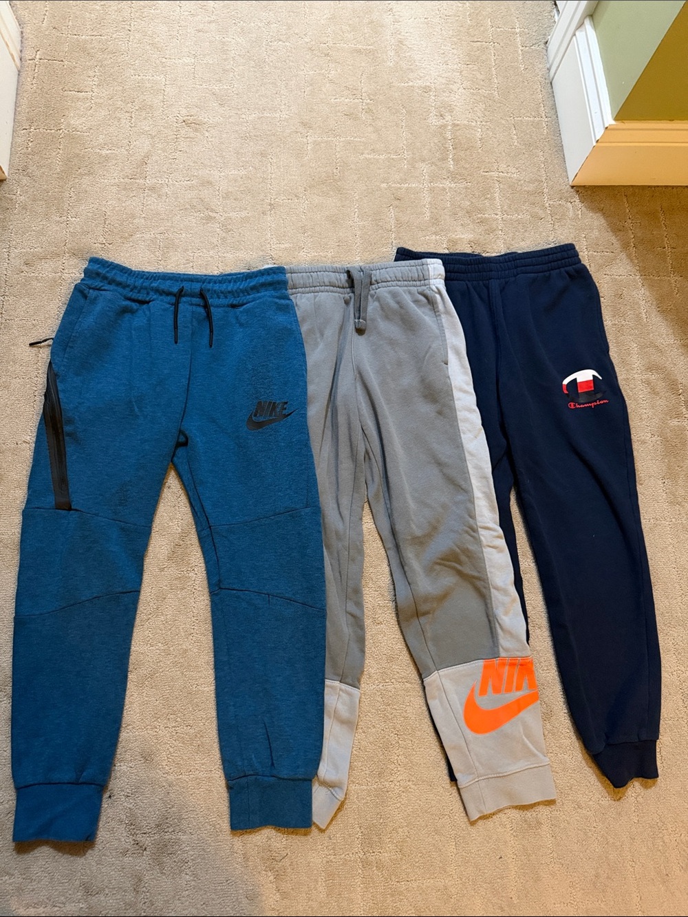 Nike Teal Joggers, Nike Gray joggers & Campion joggers size medium